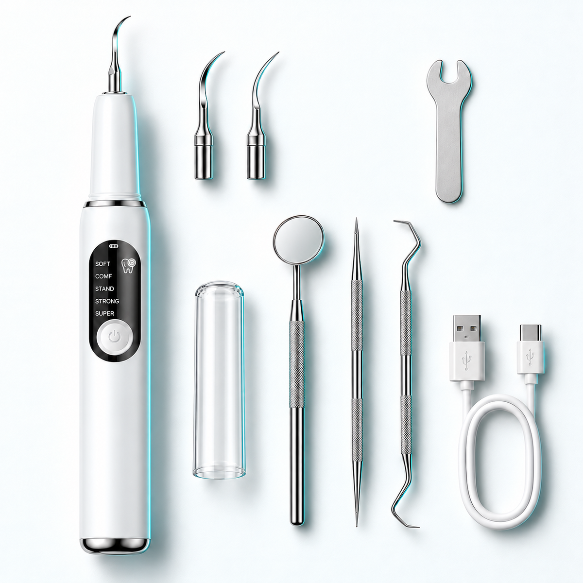 Electric Oral Cleaning Kit with LED Light