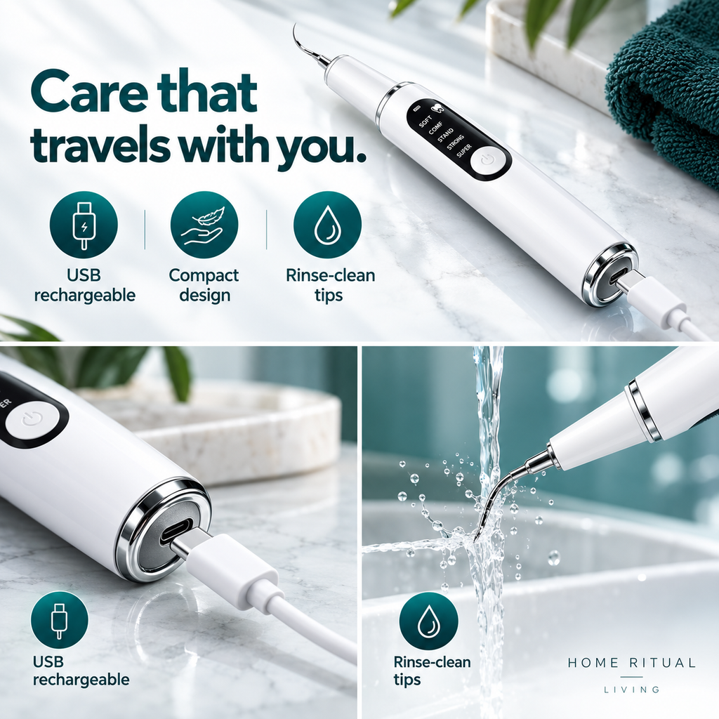 Electric Oral Cleaning Kit with LED Light
